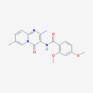 N-(2,7-dimethyl-4-oxo-4H-pyrido[1,2-a]pyrimidin-3-yl)-2,4-dimethoxybenzamide