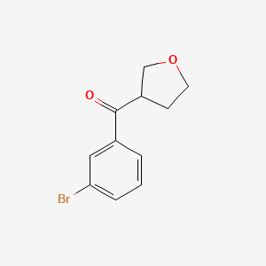 3-(3-Bromobenzoyl)oxolane