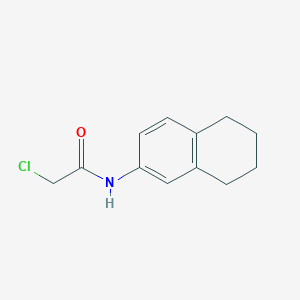 2-chloro-N-(5,6,7,8-tetrahydronaphthalen-2-yl)acetamide