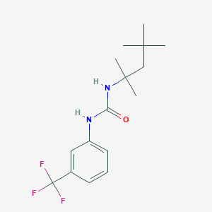 molecular formula C16H23F3N2O B2753213 1-(3-(Trifluoromethyl)phenyl)-3-(2,4,4-trimethylpentan-2-yl)urea CAS No. 881988-23-4