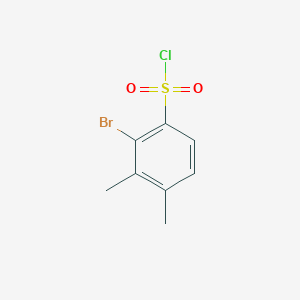 molecular formula C8H8BrClO2S B2753215 2-Bromo-3,4-dimethylbenzenesulfonyl chloride CAS No. 2361635-01-8