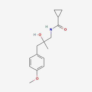 N-(2-hydroxy-3-(4-methoxyphenyl)-2-methylpropyl)cyclopropanecarboxamide