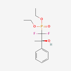 Diethyl (1,1-difluoro-2-hydroxy-2-phenylpropyl)phosphonate