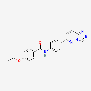 molecular formula C20H17N5O2 B2753275 4-ethoxy-N-[4-([1,2,4]triazolo[4,3-b]pyridazin-6-yl)phenyl]benzamide CAS No. 894066-77-4
