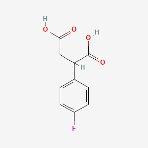 molecular formula C10H9FO4 B2753277 2-(4-Fluorophenyl)succinic acid CAS No. 833-18-1