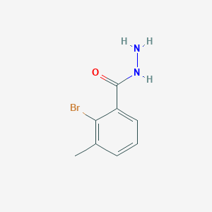 molecular formula C8H9BrN2O B2753310 2-溴-3-甲基苯甲酰肼 CAS No. 1023584-30-6