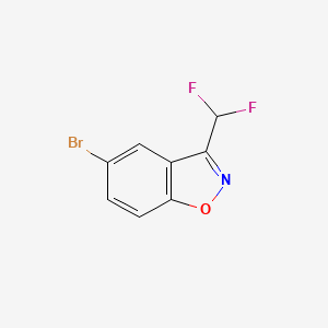 5-Bromo-3-(difluoromethyl)-1,2-benzoxazole