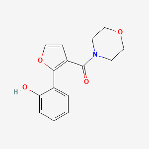 [2-(2-Hydroxyphenyl)-3-furyl](morpholino)methanone