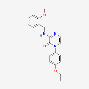 1-(4-ethoxyphenyl)-3-[(2-methoxybenzyl)amino]pyrazin-2(1H)-one