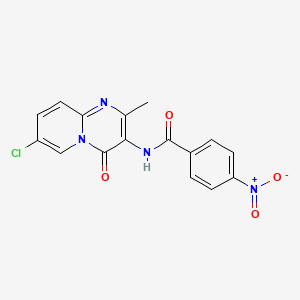 N-(7-chloro-2-methyl-4-oxo-4H-pyrido[1,2-a]pyrimidin-3-yl)-4-nitrobenzamide