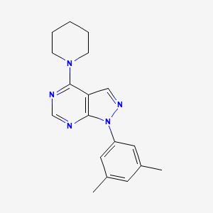 1-(3,5-dimethylphenyl)-4-(piperidin-1-yl)-1H-pyrazolo[3,4-d]pyrimidine