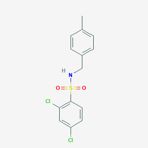 molecular formula C14H13Cl2NO2S B275342 2,4-dichloro-N-[(4-methylphenyl)methyl]benzenesulfonamide 