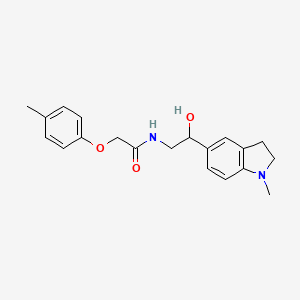 N-(2-hydroxy-2-(1-methylindolin-5-yl)ethyl)-2-(p-tolyloxy)acetamide