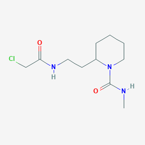 2-[2-[(2-Chloroacetyl)amino]ethyl]-N-methylpiperidine-1-carboxamide