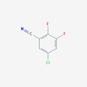 molecular formula C7H2ClF2N B2753460 5-Chloro-2,3-difluorobenzonitrile CAS No. 1624261-31-9