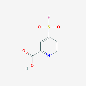 molecular formula C6H4FNO4S B2753490 4-(Fluorosulfonyl)picolinic acid CAS No. 2219379-63-0