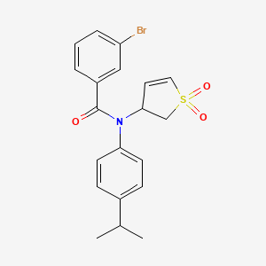 3-bromo-N-(1,1-dioxido-2,3-dihydrothien-3-yl)-N-(4-isopropylphenyl)benzamide