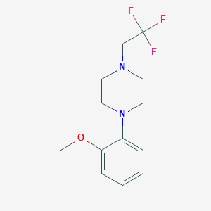 1-(2-Methoxyphenyl)-4-(2,2,2-trifluoroethyl)piperazine