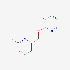 2-{[(3-Fluoropyridin-2-yl)oxy]methyl}-6-methylpyridine