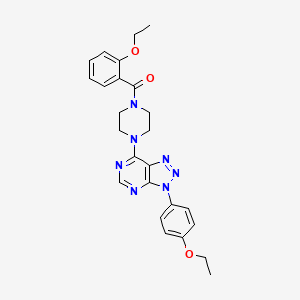 (2-ethoxyphenyl)(4-(3-(4-ethoxyphenyl)-3H-[1,2,3]triazolo[4,5-d]pyrimidin-7-yl)piperazin-1-yl)methanone