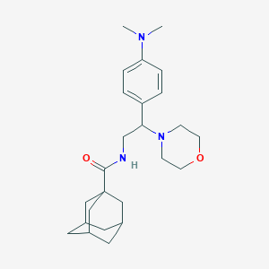 N-{2-[4-(dimethylamino)phenyl]-2-morpholin-4-ylethyl}adamantane-1-carboxamide