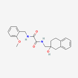 molecular formula C21H24N2O4 B2753654 N1-((2-羟基-1,2,3,4-四氢萘-2-基)甲基)-N2-(2-甲氧基苄基)草酰胺 CAS No. 1421482-18-9