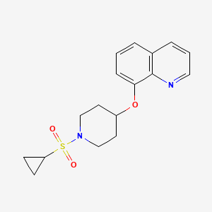 8-((1-(Cyclopropylsulfonyl)piperidin-4-yl)oxy)quinoline