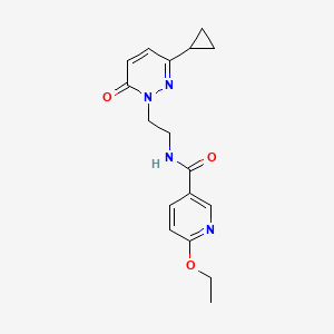 N-(2-(3-cyclopropyl-6-oxopyridazin-1(6H)-yl)ethyl)-6-ethoxynicotinamide