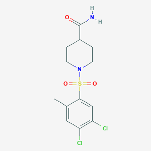 1-[(4,5-Dichloro-2-methylphenyl)sulfonyl]-4-piperidinecarboxamide