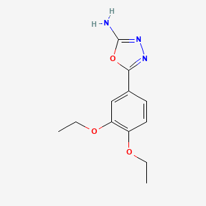 5-(3,4-Diethoxyphenyl)-1,3,4-oxadiazol-2-amine