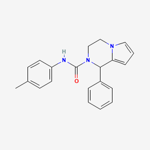 N-(4-methylphenyl)-1-phenyl-1H,2H,3H,4H-pyrrolo[1,2-a]pyrazine-2-carboxamide