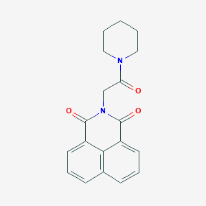 2-(2-oxo-2-(piperidin-1-yl)ethyl)-1H-benzo[de]isoquinoline-1,3(2H)-dione