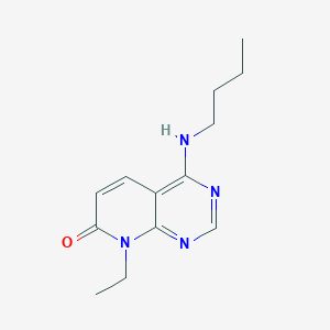 molecular formula C13H18N4O B2753754 4-(butylamino)-8-ethylpyrido[2,3-d]pyrimidin-7(8H)-one CAS No. 2034555-39-8