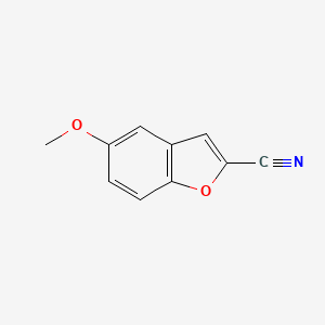 molecular formula C10H7NO2 B2753762 5-Methoxybenzofuran-2-carbonitrile CAS No. 35351-47-4