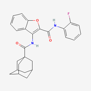 3-(Adamantane-1-amido)-N-(2-fluorophenyl)-1-benzofuran-2-carboxamide