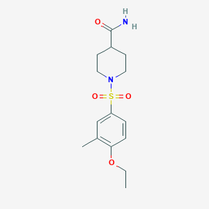 1-[(4-Ethoxy-3-methylphenyl)sulfonyl]-4-piperidinecarboxamide
