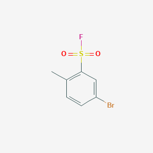molecular formula C7H6BrFO2S B2753827 5-溴-2-甲基苯磺酰氟 CAS No. 2137744-08-0