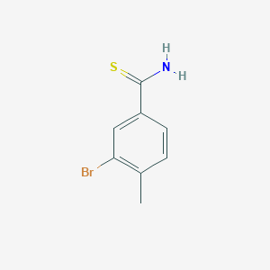 molecular formula C8H8BrNS B2753858 3-Bromo-4-methyl-thiobenzamide CAS No. 903522-17-8