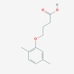 molecular formula C12H16O3 B2753917 4-(2,5-Dimethylphenoxy)butanoic acid CAS No. 105401-49-8