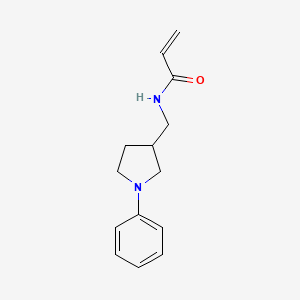N-[(1-Phenylpyrrolidin-3-yl)methyl]prop-2-enamide