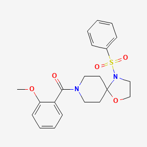 8-(2-Methoxybenzoyl)-4-(phenylsulfonyl)-1-oxa-4,8-diazaspiro[4.5]decane