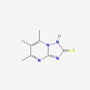 5,6,7-Trimethyl-[1,2,4]triazolo[1,5-a]pyrimidine-2-thiol