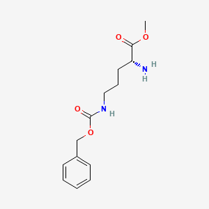 molecular formula C14H20N2O4 B2753969 H-D-鸟氨酸(z)-酪氨酸盐酸盐 CAS No. 352274-96-5