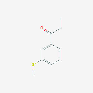 molecular formula C10H12OS B2754023 3'-(Methylthio)propiophenone CAS No. 1314973-14-2