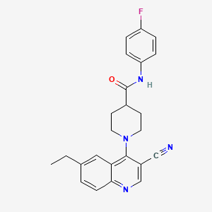 molecular formula C24H23FN4O B2754031 N-(2-ethylphenyl)-1-pyridin-4-ylpiperidine-4-carboxamide CAS No. 1226440-03-4