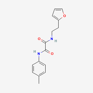 N1-(2-(furan-2-yl)ethyl)-N2-(p-tolyl)oxalamide