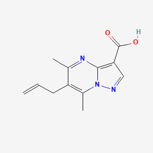 6-Allyl-5,7-dimethylpyrazolo[1,5-a]pyrimidine-3-carboxylic acid