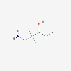 molecular formula C8H19NO B2754102 1-Amino-2,2,4-trimethylpentan-3-OL CAS No. 15904-27-5