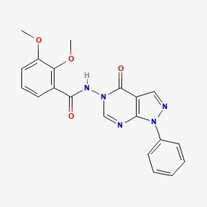 2,3-dimethoxy-N-(4-oxo-1-phenyl-1H-pyrazolo[3,4-d]pyrimidin-5(4H)-yl)benzamide