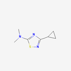 3-Cyclopropyl-N,N-dimethyl-1,2,4-thiadiazol-5-amine